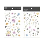 【Print-On Stickers 轉印貼紙】no.249-胭紫沁夏 | 花草系列