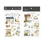 【Print-On Stickers 轉印貼紙】no.251-咖啡散策 | 插畫師系列