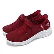 Skechers 休閒鞋 Ultra Flex 3.0-Heart Me Slip-Ins 女鞋 紅 白 避震 套入式 150177RED