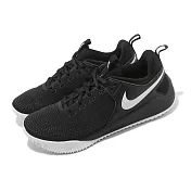 Nike 排球鞋 Wmns Zoom Hyperace 2 女鞋 黑 緩震 支撐 排羽球 運動鞋 AA0286-001