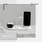 GUXON古尚 六合一多功能MagSafe無線充電盤(支援手機、Apple Watch、AirPods充電) 日光白