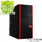 Acer Altos 安圖斯 P150F8 (i9-13900/32G/2TB+2TB SSD/Arc A770-16G/700W/W11P)