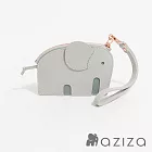 aziza 小象造型鑰匙零錢包 極境灰