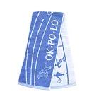 【OKPOLO】台灣製造運動風運動毛巾-2入組(加長設計 運動首選) 無限水藍