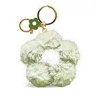 O’Pretty 歐沛媞 幸福花造型毛絨絨吊飾鑰匙圈(8X2.5X13cm)-多色 綠