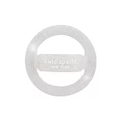 【kate spade】MagSafe 手機彈性指環 閃亮銀