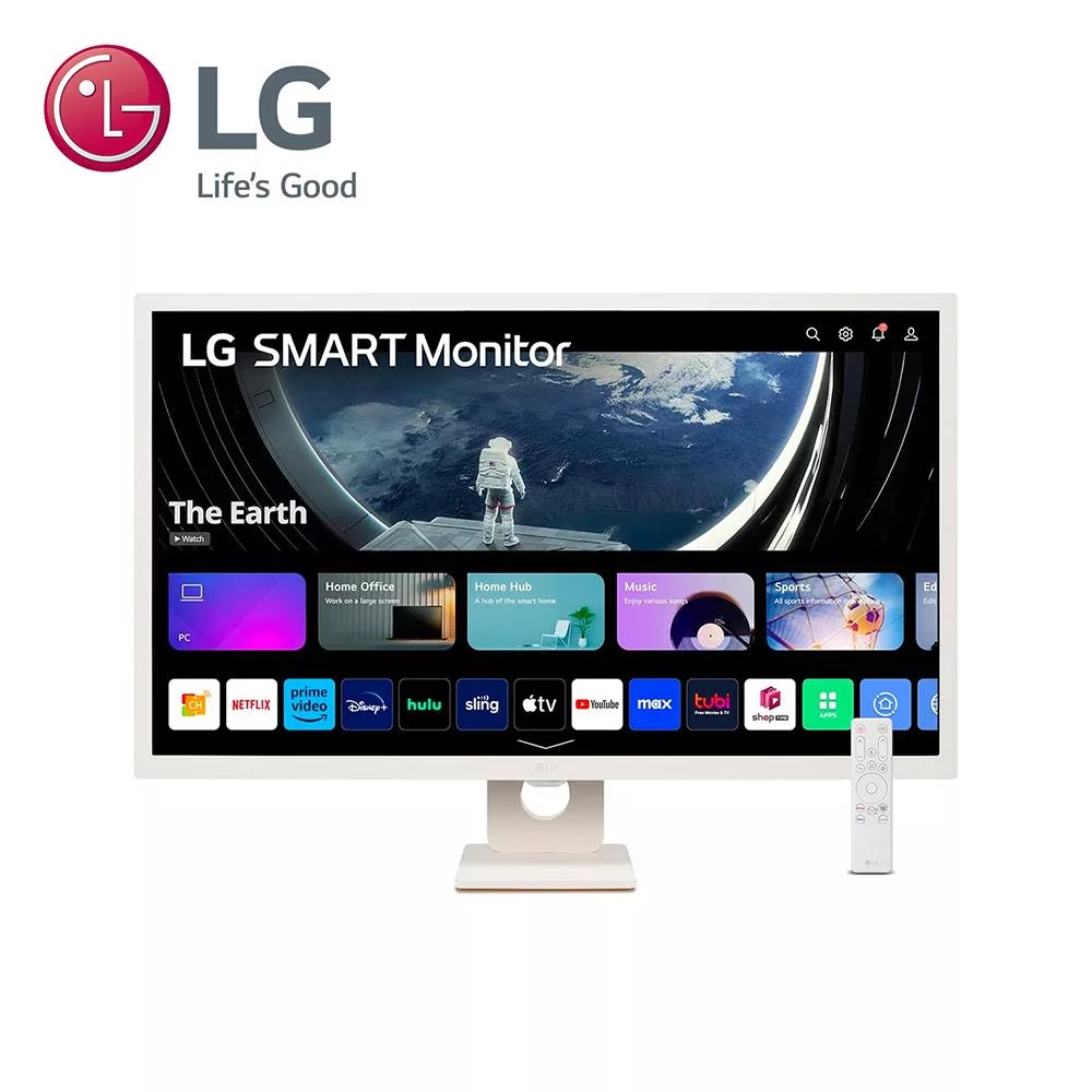 LG 32SR50F-W 智慧螢幕 (32型/IPS/8ms/HDMI/搭載 webOS/5W)