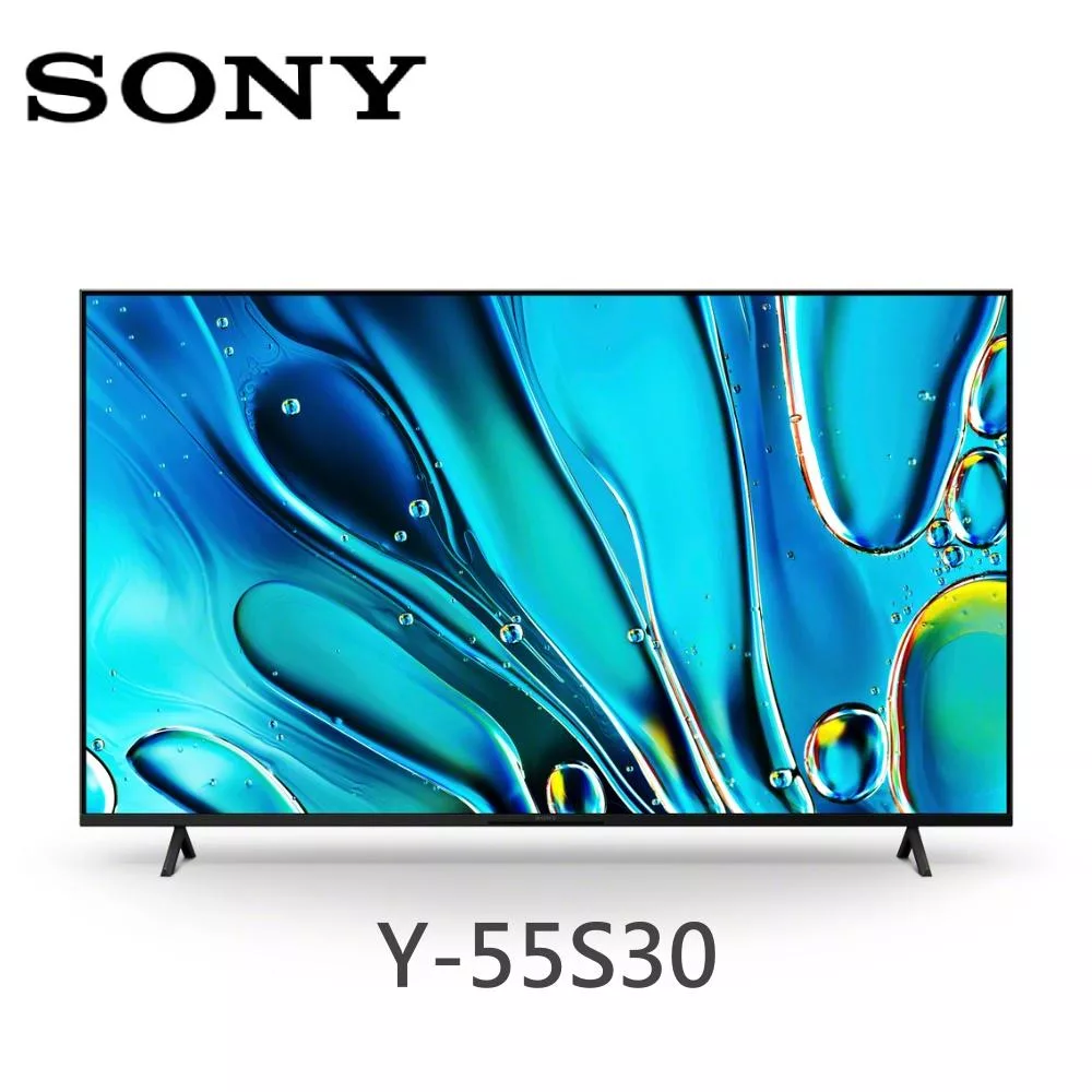 SONY Y-55S30 55吋 BRAVIA 3 LED 4K HDR 智慧顯示器 液晶電視 Google TV 《含桌放安裝+舊機回收》