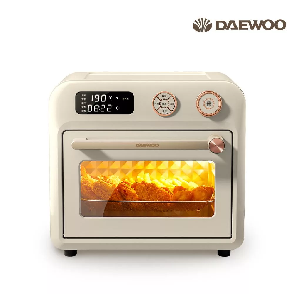 【DAEWOO 韓國大宇】18公升智能星鑽氣炸烤箱 DW-AFO001