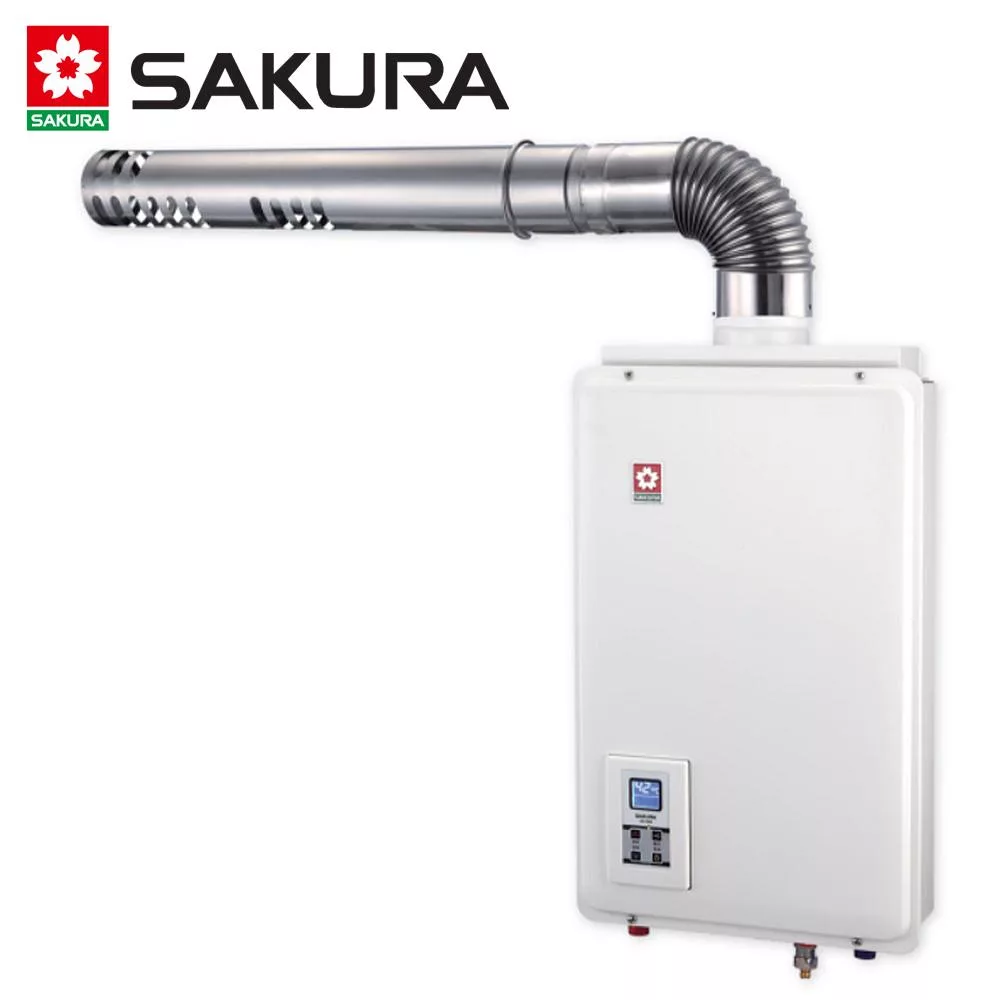 【SAKURA 櫻花】16L供排平衡智能恆溫熱水器 SH1680 (天然瓦斯NG1) FE式 送安裝