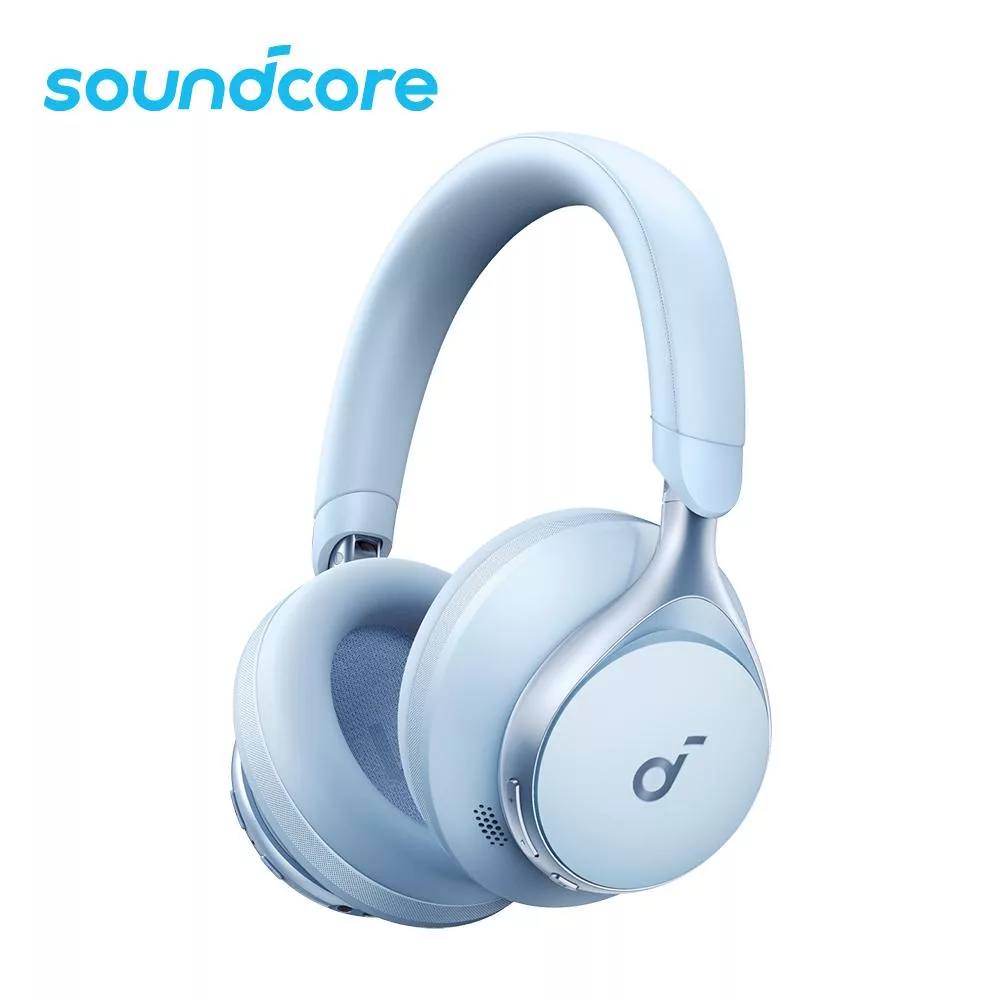 SOUNDCORE Space One降噪藍牙耳罩式耳機 藍色