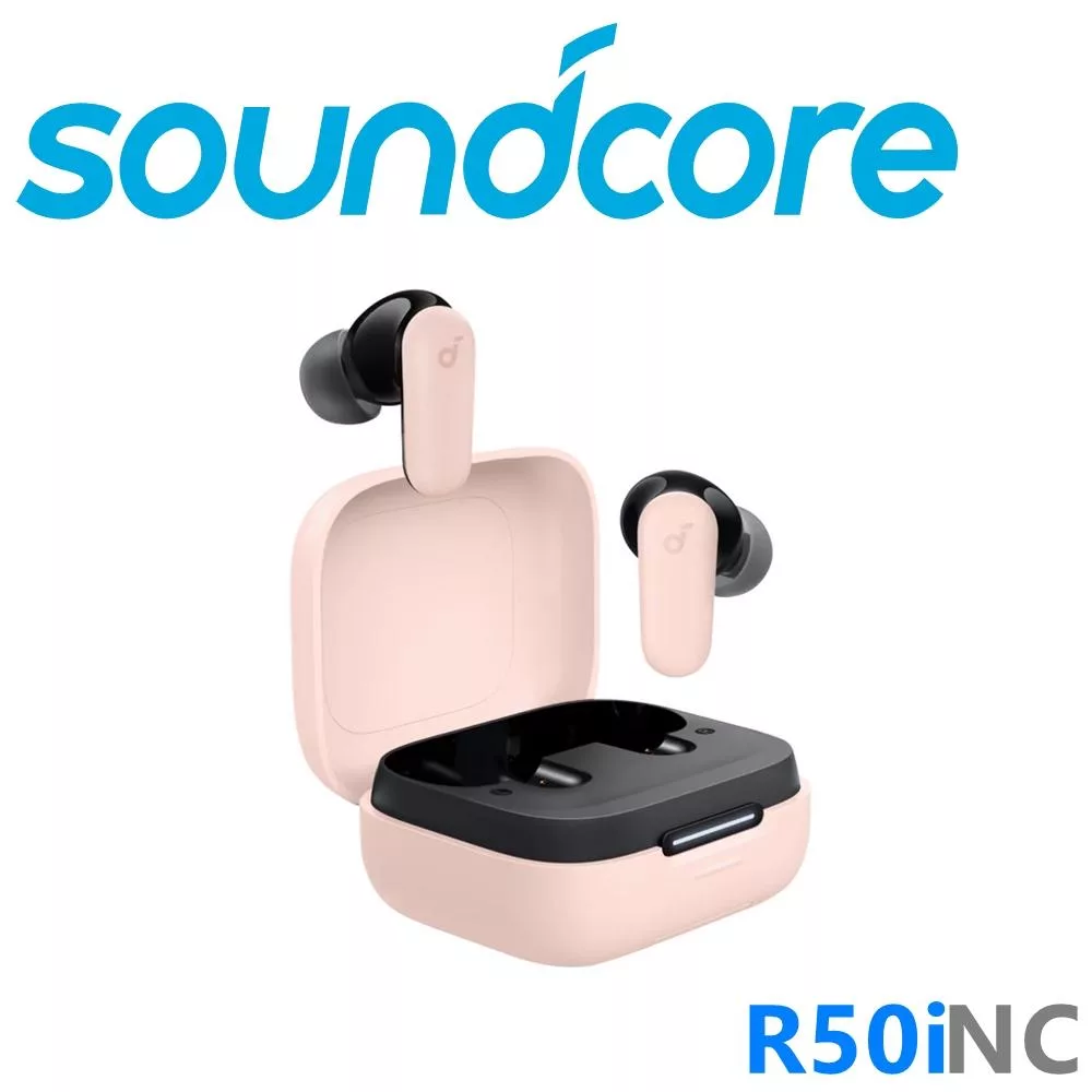Soundcore R50i NC 主動降噪真無線藍牙耳機 IP54防水防塵 4色 公司貨保固2年 粉色