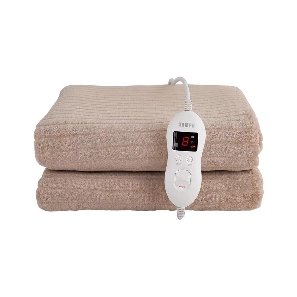 【SAMPO聲寶】恆溫定時雙人法蘭絨電熱毯 HY-HB12
