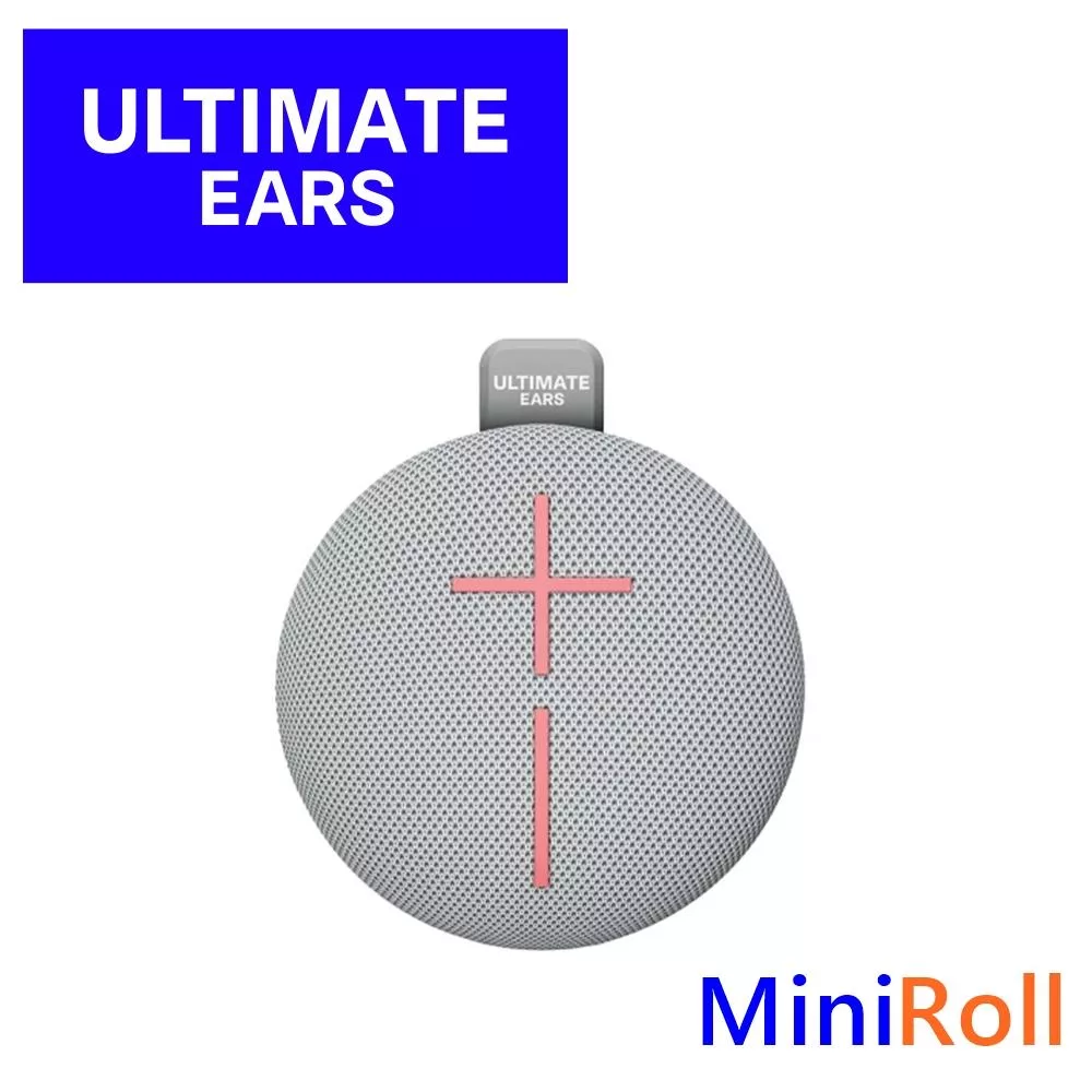 美國 Ultimate Ears MINIROLL 攜帶式藍牙喇叭 4色 公司貨保固一年 灰色