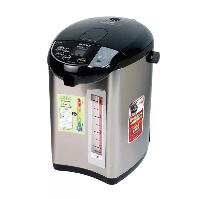 TIGER虎牌5.0L微電腦大按鈕熱水瓶 PDU-A50R