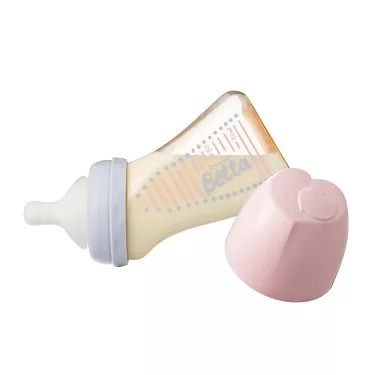 博客來-【親子良品】Dr.Betta 日本防脹氣彎彎奶瓶- 寬口160ml / WS2BP