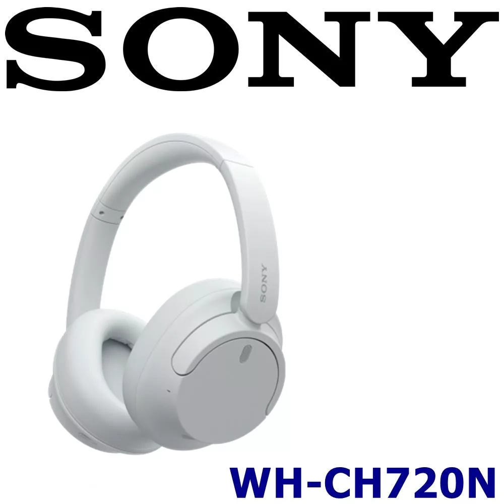 SONY WH-CH720N 真無線藍芽降噪耳罩式耳機 4色 雙噪音感應技術 35HR長續航 新力索尼保固一年 粉色 白色