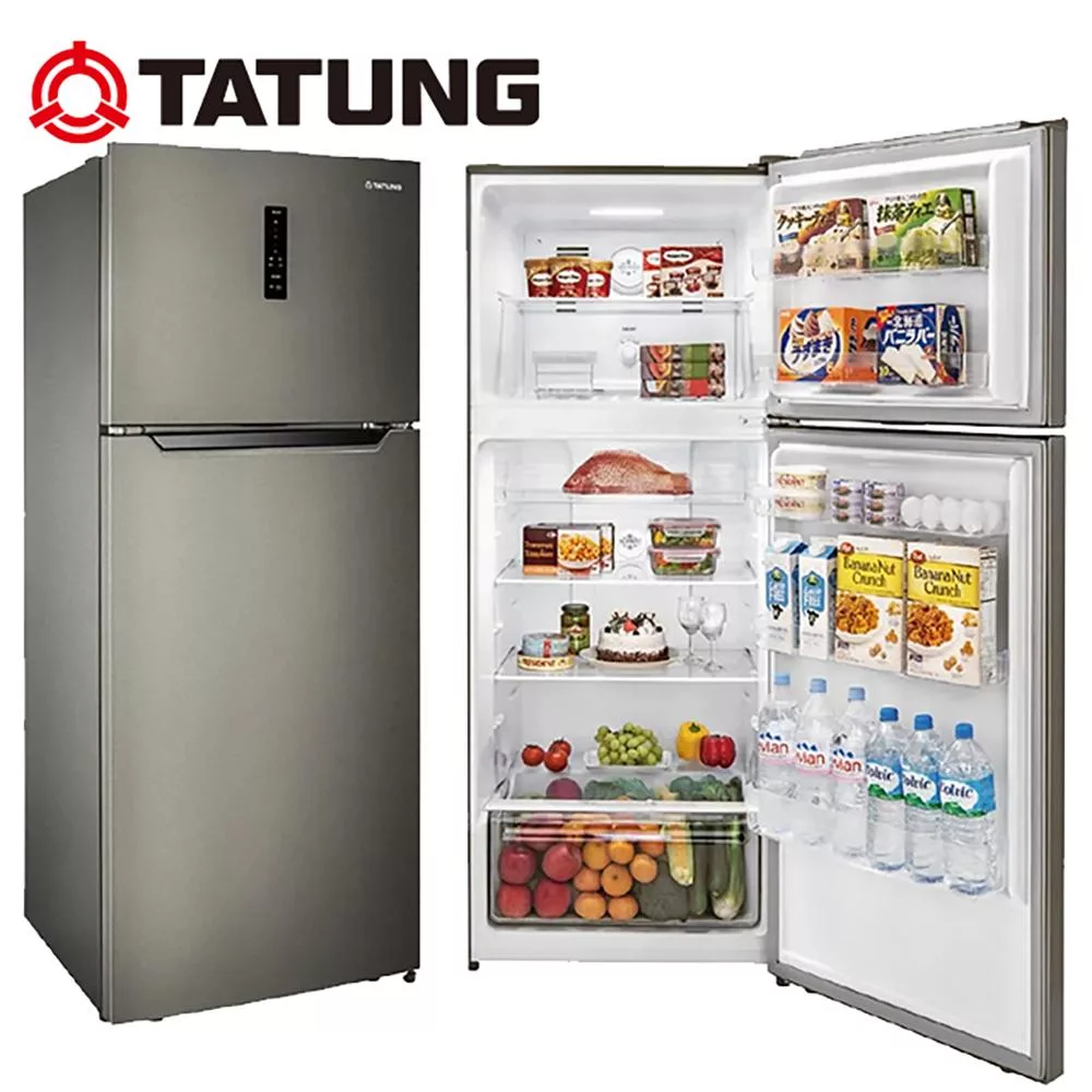 TATUNG大同 TR-B1440VT 右開雙門冰箱,容量401L,採用無霜技術保持新鮮,一級能效節省電費。窄身設計寬度≤60cm、深度61-70cm,適合小空間家庭使用。顏色簡約其他色系,原廠保固安心購。 TATUNG大同 TR-B1440VT 右開雙門冰箱 401L無霜一級能效 窄身省空間家電