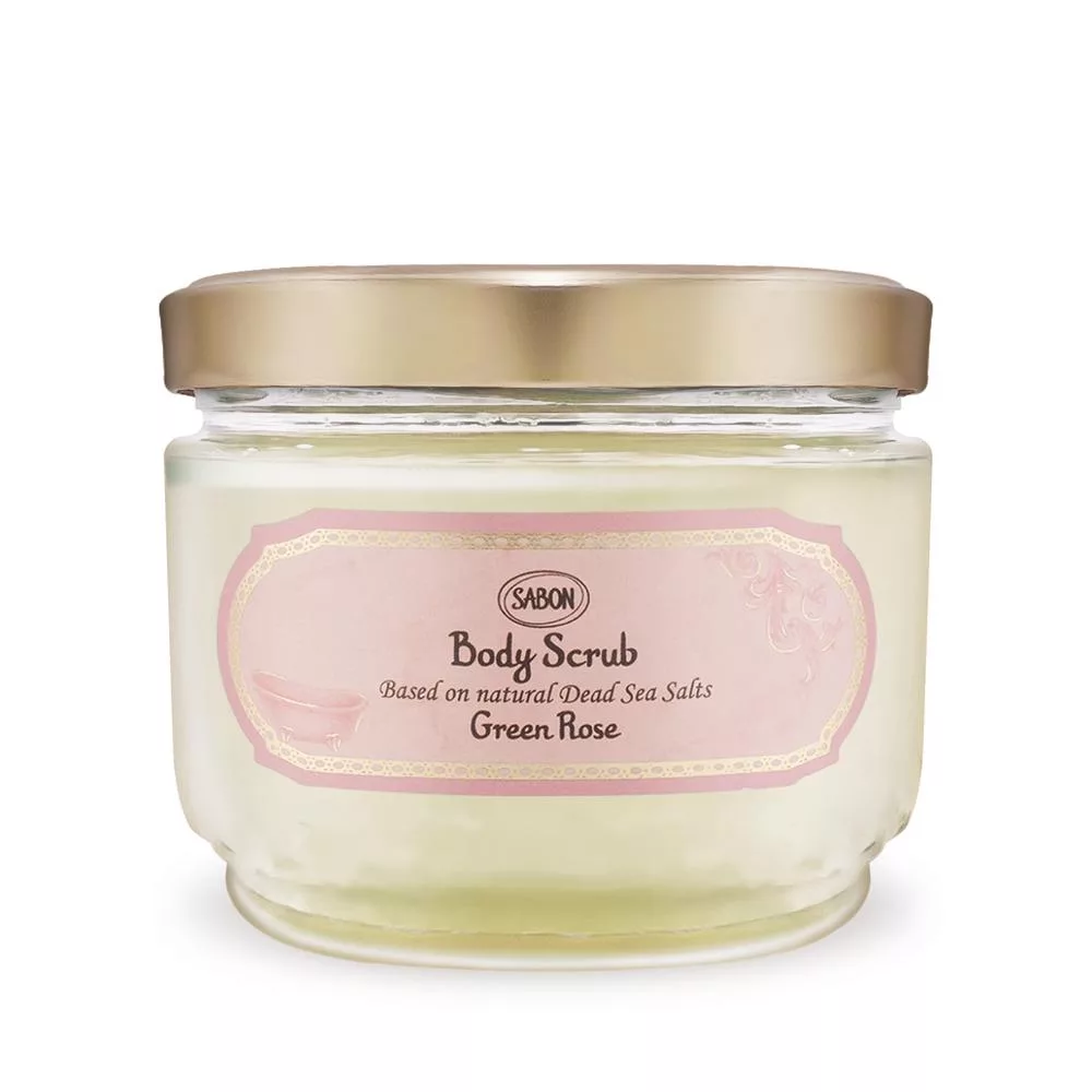 SABON 身體磨砂膏(600g)-多款可選-新版-國際航空版 綠玫瑰