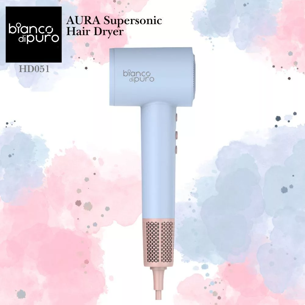 Bianco di puro 彼安特 AURA 雙電壓高速負離子吹風機HD050/HD051 - 海灣藍