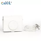 【LOTUS】拍立得 MINI EVO 橫式復古皮套 相機包 副廠 白色