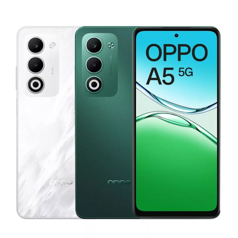 OPPO A5 5G (4G/128G)軍規抗摔防水機※送支架+盒內附保護殼※ 白