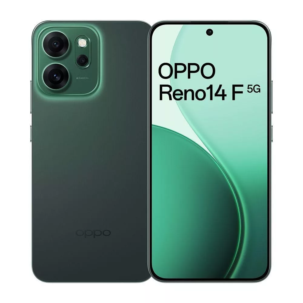 OPPO Reno14 F 8G/256G 6.57吋 5G 智慧型手機 贈10000mAh行動電源 靜謐綠