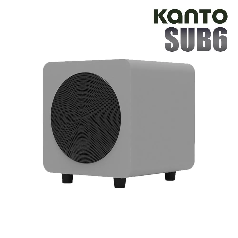 Kanto SUB6 重低音喇叭-灰色款