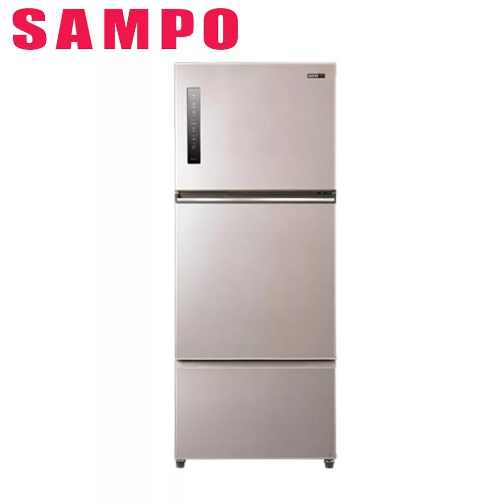 SAMPO聲寶530公升變頻三門冰箱SR-C53DV(Y7)炫彩金