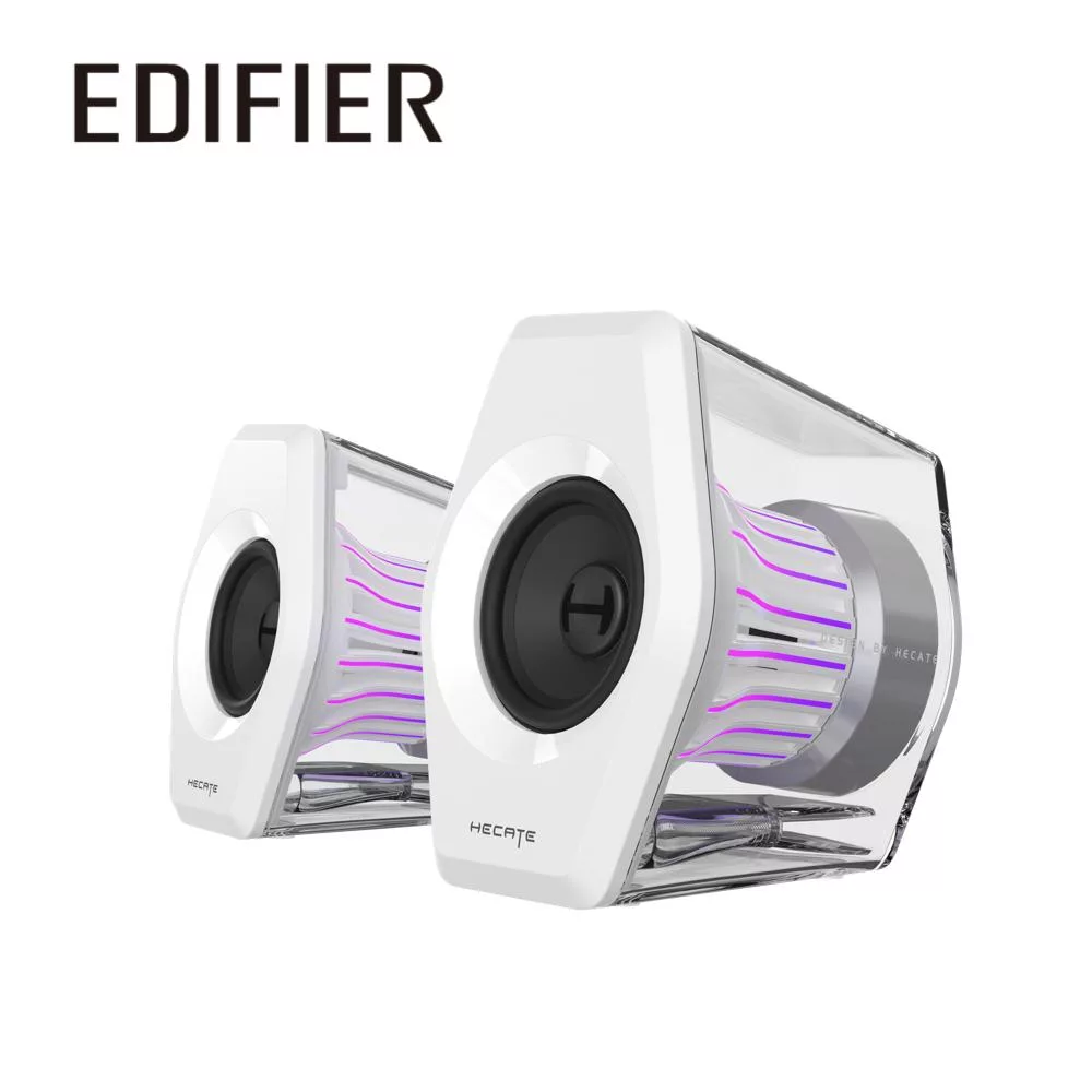 EDIFIER G2000 PRO 2.0 電競遊戲喇叭 白色