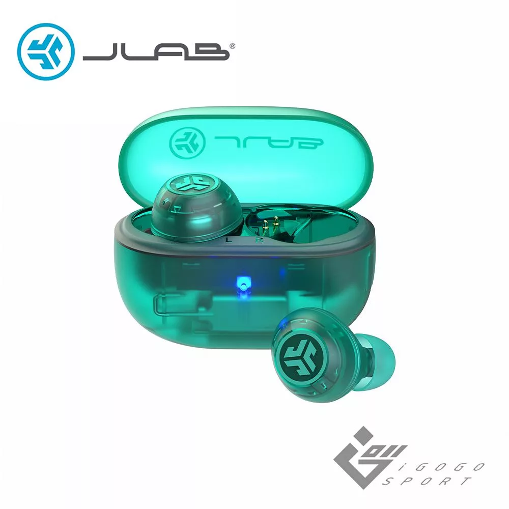 JLab GO POP ANC 真無線藍牙耳機 冰川藍