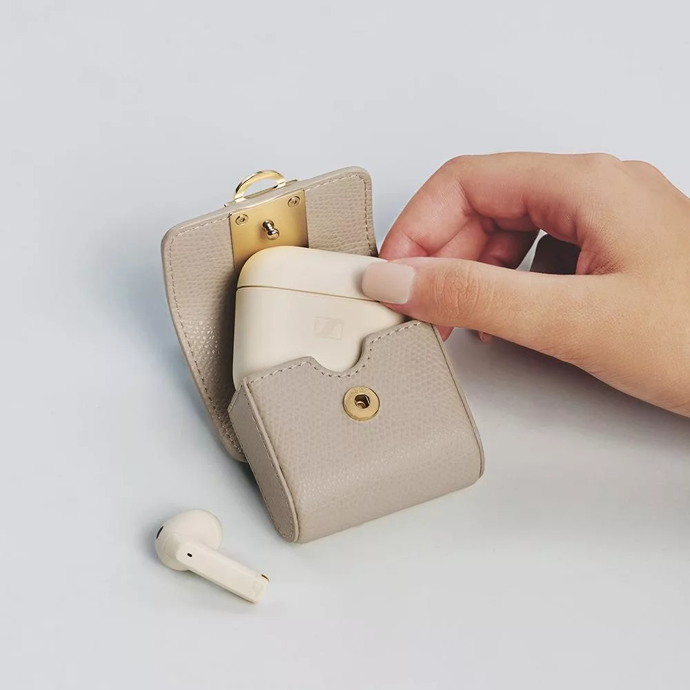 Sennheiser 森海塞爾 ACCENTUM Open 半開放式真無線耳機 精裝限量版 (送Cafune獨家設計耳機收納包) 奶油白