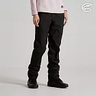 ADISI 女防水防風透氣超撥雙層保暖褲 AP2521015|內裡刷毛 超撥水 防水透濕 S 黑色