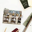 Sunny Bag x 貓小姐Ms.Cat-萬用收納袋(S)-起立敬禮老師好