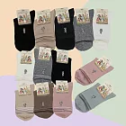 比得兔無痕精梳棉刺繡女襪-SK2028/無縫精梳棉刺繡休閒女襪-SK2029-6雙