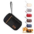 【iSFun】都會收納 3C防撞手機多格手拿包/顏色可選 黑色