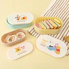 迪士尼小熊維尼3 Size橢圓保鮮盒組(S:200ml M:300ml L:400ml)