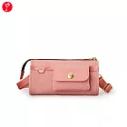 satana - Soldier 長夾斜背包- 霧櫻粉