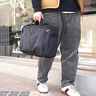 CIE|日系街頭風 俐落機能防潑水後背/電腦包 黑色