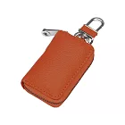 BESTHOT 牛皮紋質感車用鑰匙包 深橙色