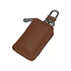 BESTHOT 牛皮紋質感車用鑰匙包 咖啡色
