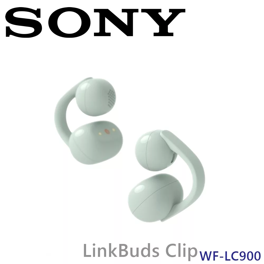 SONY LinkBuds Clip WF-LC900 耳夾式 平衡聽感 超長續航藍芽耳機 4色 新力索尼公司貨 綠