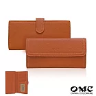 【OMC】水洗植鞣革雙面收納牛皮長夾93103