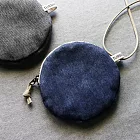 濁河良品 | 潑墨紋收納零錢包 - 深海藍