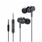 【HP 惠普】DHE-7001 有線入耳式耳機麥克風 黑色