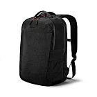 【KINGSONS】水洗紋理-防水雙層後背包|防潑水材質|可容納15.6吋筆電- 燧石黑