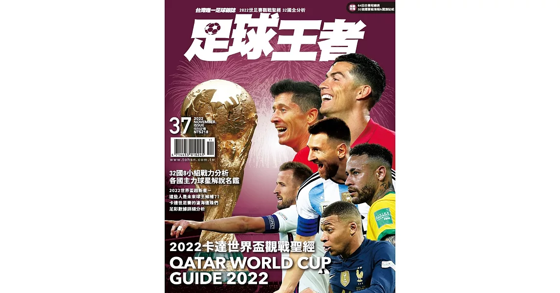 足球王者Soccer-ONE：2022卡達世界盃觀戰聖經